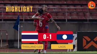 ประตูแรกของบิลลี่ในนามทีมชาติลาว! ลาวฟอร์มดีชนะทีมชาติไทย u 23 ได้ 0-1