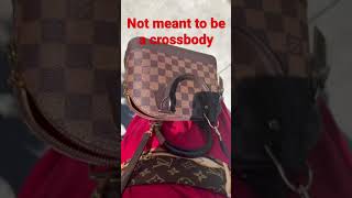 Why I hate my LV Alma BB pt 2!! It is not meant to be a crossbody. Annoying.