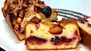 Simple and tasty CAKE! Incredibly delicious Plum Cake Recipe