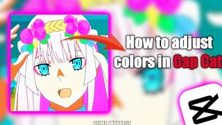 how to change colors on capcut A tutorial cap cat