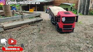 viajando com meu caminhão vm 🚚🥔🌱#miniaturas #minis #brinquedos #miniaturasdecaminhão #caminhão