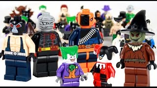 Complete Lego Batman Rogue Gallery Collection + Customs Showcase