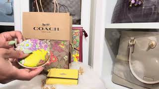 COACH OUTLET - WHAT I GOT FROM THE FLORAL/ SPRING DROP🌸💐🌺🌷🌻🌼