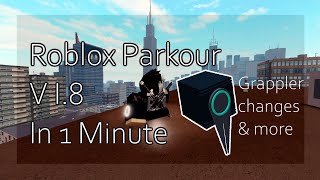 Roblox Parkour Update V1.8 Update Summary in 1 Minute