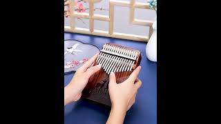 Kalimba music instrument Thumb Piano 17 Keys Mahogany Wood Finger Piano Combinations Gifts for Kids