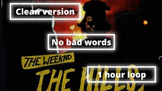 The Weeknd  - The Hills clean version (1 hour loop)