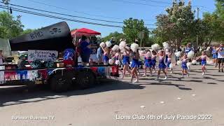 Burleson Lions Club july 4 parade 2022