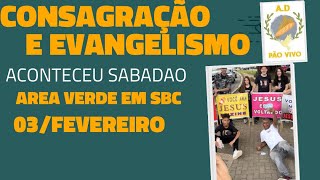 Evangelismo com placas em São Bernardo, Igreja AD Pão Vivo Pr Luciano 03/02/2024