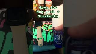 There were like very few dogs but she still had fun #preppy #starbucks #doggie #grwm