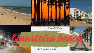 Quarteira Beach | Southside of Portugal 🇵🇹 | Days, Sunset & Night scenery | 4K