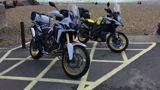 Biker Budgee, 2 day trip on the Africa twin on the south coast