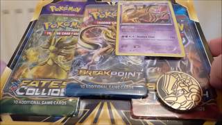 Giratina 3 pack blister opening