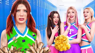 Mean Girls Shame New Cheerleader! Poor Girl in Rich School