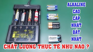 Chưa ai test cho các bạn xem Pin tiểu Alkaline cao cấp nhất của các hãng, loại nào tốt nhất | PTA-ND