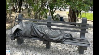 Moderne Kriege 75/14-8: Der Obdachlose Jesus vor der Jesuitenuniversität