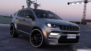 Jeep Compass Modified facelift widebody concept | Bimble Designs