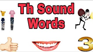 (Th)Sound Words || Sound Words ||Kidos Edu Point