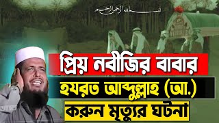 প্রিয় নবীজির বাবার হযরত আব্দুল্লাহ (আঃ) এর করুণ মৃত্যুর ঘটনা । তোফাজ্জল হোসেন ভৈরবী | Bangla Waz |