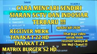 Cara terbaru mencari chanel sctv dan indosiar yang hilang lengkap pada receiver Matrix burger s2