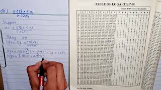 Ex 3.4 Q#1 Using Log Table...Class 9th Maths | Matric Part 1 | Maths Cottage