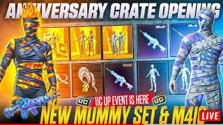 ULTIMATE MUMMY SET CRATE OPENING | ANNIVERSARY CRATE OPENING | SEALED NEITHER M416 TRICKS