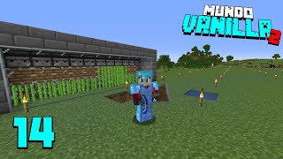 🔥¡¡GRANJA AUTOMÁTICA FÁCIL Y EFICIENTE DE CAÑAS DE AZÚCAR!!🔥 MUNDO VANILLA 2 #14 - MINECRAFT JAVA