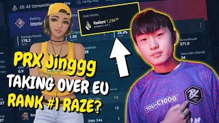 1200RR Raze PRX Jinggg is TAKING OVER EU Servers while at VCT CHAMPIONS?!?! *Will PRX Win Champs?*