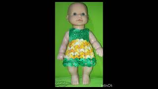 #crochet Vestido de Crochê para Boneca @milyartesanatoecroche6247