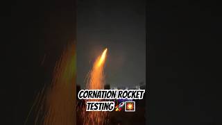 CORNATION ROCKET TESTING GONE WRONG| #crackers #fireworks #experiment #crackerstesting #firecrackers