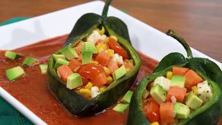 Familia Saludable en casa | Chiles rellenos saludables