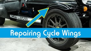 How to remove and fit Caterham cycle wings