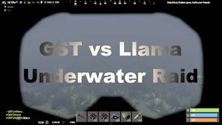 GST Clan Vs Llama Clan - Underwater raid #rust