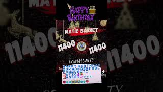 Happy birthday 🎂🎈🎊🎁 #матикбаскет #binance #matic