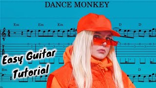 Dance Monkey | Tones and I  | Easy Guitar Tabs With Chords