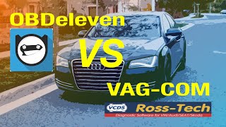 OBDeleven vs Ross-Tech VCDS - Что лучше? Сравнение, обзор, отзыв, review, feedback. OBD11 2020