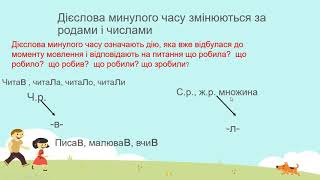 Українська мова 3 клас. Розпізнавання часів дієслів