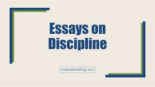 Essays on Discipline