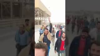 Workers of the Bidkhoon power plant project in Assaluyeh went on strike