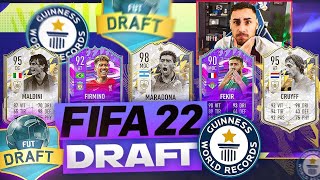 WORLD RECORD DRAFT CHALLENGE !! NOS MEILLEURES DRAFTS !! 🤩🤗 [FIFA 22]