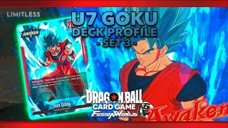 Universe 7 Goku Deck Profile Set 3 | Dragonball Super Fusion World Card Game