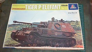 ITALERI 1/35 Scale TIGER (P) ELEPHANT Build Update 3