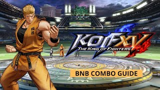 (King of Fighters XV) Ryo basic combos guide