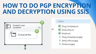 147 How to do PGP encryption and decryption using ssis