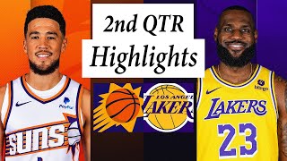 Phoenix Suns vs. Los Angeles Lakers Full Highlights 2nd QTR | Oct 19 | 2023 NBA Preseason