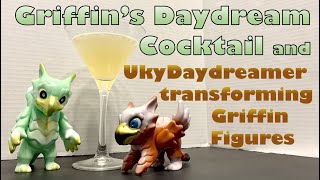 Griffin Daydream Cocktail and UkyDaydreamer Transforming Sofubi Figure Reviews (Regular and D-Con)