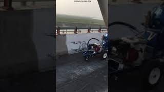 GRACO LINE LASER 5900 || FULLY AUTOMATIC KERB & CRASH BARRIER PAINTING MACHINE || BEST FOR HIGHWAYS