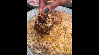 ₹50/- में BBQ Mutton Biryani 🤯😋 | Mutton Biryani Recipe | Food Shorts  | #shorts