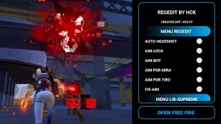 NOVO APK REGEDIT !! AIMBOT + NO RECOIL !! FREE FIRE !! ANTBAN