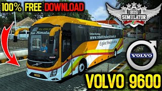 Release Volvo 9600 Biaxle Semisleeper Premium Coach For Bussid | Download Volvo 9600 new mod | Volvo