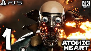 ATOMIC HEART Gameplay Walkthrough Part 1 [4K 60FPS] - No Commentary (FULL GAME)